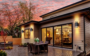 Đèn tường Cảm biến chuyển động Tự động cảm ứng bụi đến bình minh 3 chế độ chiếu sáng Đèn treo tường bằng kính chống nước ngoài trời cho ngoại thất - Product Image 5