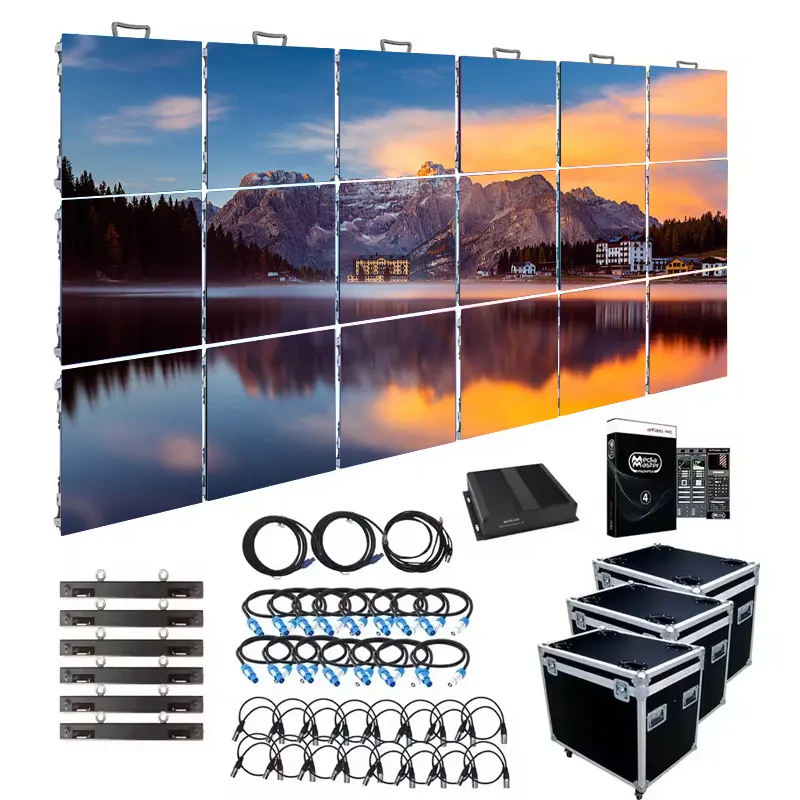 Manufacturer Large Stand Billboard Rental Type Easy Installation Rental Cabinets Panels P5 Led Commercial Outdoor Led Display