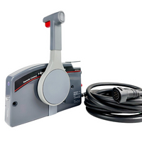 Caja de control lateral para acelerador de barco con cable de 7 pines y arnés de 16.7 pies OEM 703-48203-12 para motores fueraborda Yamaha