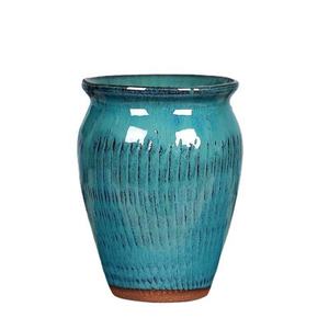 Maceta Grande de Arcilla Morada, Estilo Rústico, para Balcón, Interior, Plantas Verdes, Maceta Pequeña - Product Image 1