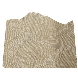 Alfombra Moderna a Rayas para Entrada, Rectangular, Antideslizante, para Interiores y Exteriores, Color Crema, Fácil de Limpiar con Aspiradora - Product Image 2