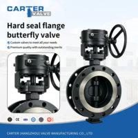 Válvula de Mariposa de Triple Offset con Asiento Metálico y Brida, SS316 RF, Neumática/Eléctrica, Exd, para Medios Corrosivos de Alta Temperatura, API609, OEM, en Stock