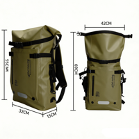 Sac à dos étanche pour plongée sous-marine, équipement de surf, plongée libre, rafting, sac flottant pour activités nautiques en extérieur
