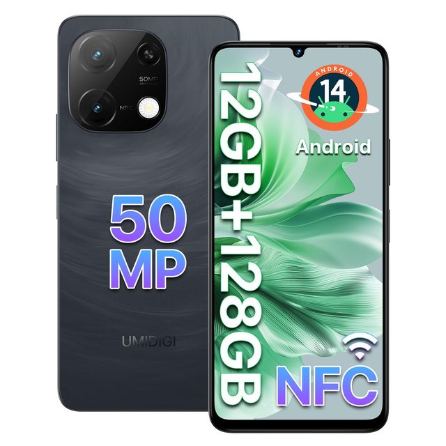 UMIDIGI G9C Brand New Original 6.75'' 5000mAh Android 14 G36 Octa Core 6GB+128GB Smartphone 50MP Camera 4G NFC Face LTE English