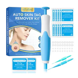 Sefudun kit de remoção de verrugas sem dor, removedor de marcas de pele 2-8mm, para salão de beleza, espinhas e acne