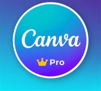 Logiciel de conception graphique authentique Canvas Pro, compte privé, 1 an, compatible avec une utilisation commerciale, éducation