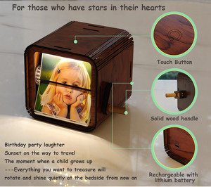 2025 mới lật cuốn sách ảnh máy tùy chỉnh thời gian hộp ma thuật với hình ảnh ánh sáng tùy chỉnh 3 màu - Product Image 3