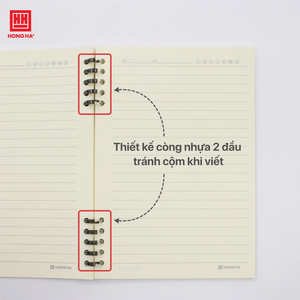 Basic PP Cover <b>Spiral</b> <b>Notebook</b> Digital Printing Size <b>A5</b> (148 210 Mm) Promotional Use Hong Ha Brand - Product Image 4