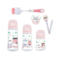 Ensemble cadeau pour bébé 6 pièces Ensemble de biberons pour bébé Nouveau-né Ensemble cadeau pour bébé