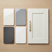 Panneau de porte en fibre haute densité (HDF) professionnel blanc 1220*2440mm pour portes intérieures et construction résidentielle
