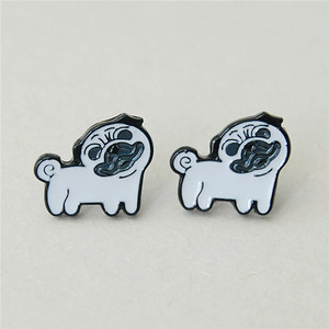 SC phổ biến dễ thương Dog Stud Bông tai Hàn Quốc Chihuahua Teddy Corgi Bông tai thời trang phim hoạt hình con chó con Bông tai cho cô gái tuổi teen - Product Image 5