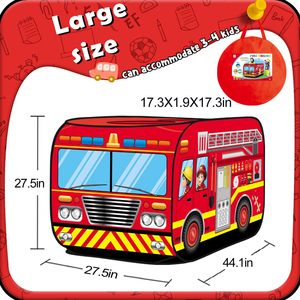 Tienda <span class=keywords><strong>de</strong></span> Campaña Infantil con Diseño <span class=keywords><strong>de</strong></span> Camión <span class=keywords><strong>de</strong></span> Bomberos, Juguete <span class=keywords><strong>de</strong></span> Interior y Exterior, Tienda <span class=keywords><strong>de</strong></span> Campaña Plegable <span class=keywords><strong>para</strong></span> Niños <span class=keywords><strong>de</strong></span> 2 a 4 Años, Niños y <span class=keywords><strong>Niñas</strong></span> - Product Image 3