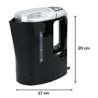 Bouilloire électrique 24 volts 0,8 L pour voiture, camion, connexion allume-cigare, arrêt automatique, protection contre l'ébullition à sec, voyant lumineux