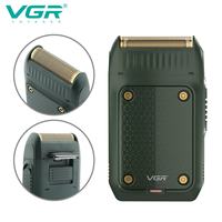 Rasoir électrique VGR V-353, tondeuse à cheveux professionnelle, rasoirs rechargeables, tondeuse à barbe portable, mini rasoir à cheveux pour hommes
