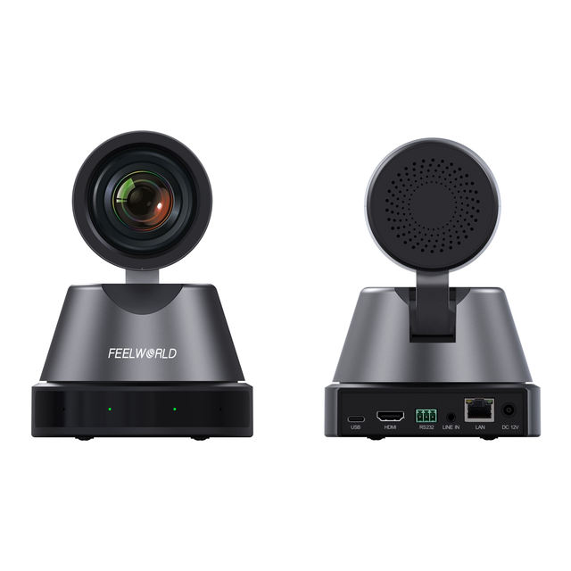 FEEL/WORLD 4K12X PTZ Camera, Supports Automatic Tracking and 12x Optical Zoom, Suitable for Live Streaming