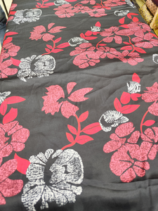 Tissu satiné imprimé doux et lisse 100% polyester multicolore pour filles, travaux manuels, couture, robe de mariée, design brillant et décoration - Product Image 5