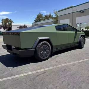 Euro master New TPU Wet Dry Matte Army Green Auto lacks chutz folie trocken installiert selbst heilend 8 MIL Cyber truck - Product Image 3