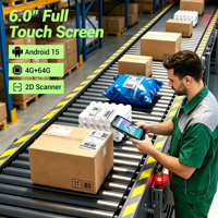 Lecteur portable RFID Android 15 de 6 pouces JZIOT Factory, 134,2 kHz LF, ISO 11784/85 + ISO 14223, lecture/écriture, en stock
