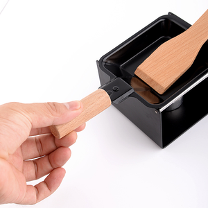 OEM ODM Cheese Grill <span class=keywords><strong>Suisse</strong></span> Vente en gros Mini gril à beurre antiadhésif portable Manche en bois massif avec bougie Ensemble de gril d'extérieur - Product Image 4