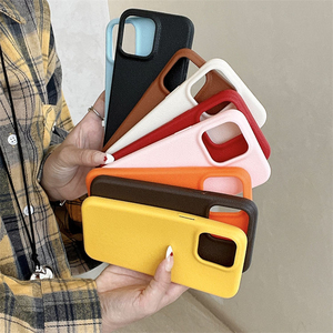 Étui de téléphone de luxe à la mode, couleur unie, antichoc, durable, protection, coque de téléphone portable pour iPhone - Product Image 2