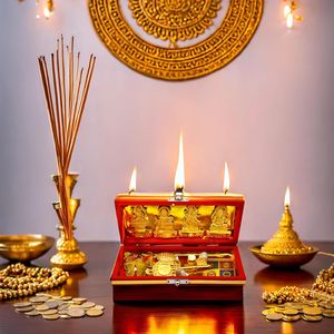 งานฝีมือ parijat dran laxmi-kuber bhandari Yantra สำหรับ Diwali Puja และวัตถุประสงค์ของขวัญ - Product Image 3