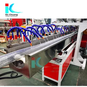 Máquinas de produção reforçadas de fio de aço pvc espiral máquina de fabricação