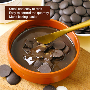 เหรียญ<span class=keywords><strong>ช็อกโกแลต</strong></span>ดาร์ก ทำจากโกโก้บัตเตอร์แท้ วัตถุดิบสำหรับทำขนมเค้กและ<span class=keywords><strong>สูตร</strong></span><span class=keywords><strong>ช็อกโกแลต</strong></span> DIY - Product Image 2