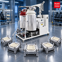 Machine à mousser le polyuréthane basse pression Bujatti pour la production de coussins de siège automobile