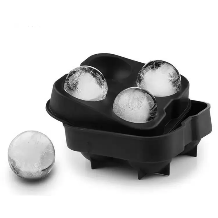 MHC Personnalisé Molde De Silicona Para Hielo Moldes Para Helado Portable Ice Ball Maker Silicone Ice Cube Tray