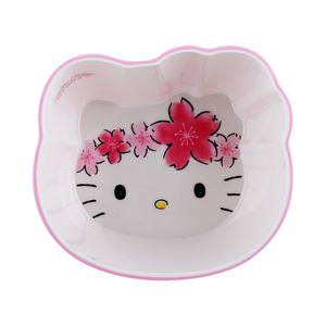 Five And Harmony Hello Kitty Melamine Bowls Heart Shape Shatterproof Kids Tableware For Children Food Serving Bowl Set - Product Image 5
