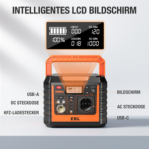 Station d'alimentation portable <span class=keywords><strong>EBL</strong></span> Electric Home Outdoor Mobile 330W, <span class=keywords><strong>camping</strong></span>, mini station d'alimentation portable étanche pour l'UE - Product Image 2