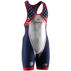 Singlet da Wrestling per Uomo con Pannelli in Rete Traspirante e Pannello Separato per l'Inguine, Abbigliamento Compressivo Atletico per Club e Squadre - Product Image 4