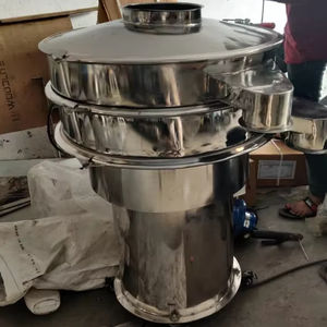 Machine de tamisage vibratoire numérique automatique en acier inoxydable à haute efficacité avec composants PLC pour le criblage et le classement des poudres microniques en Inde - Product Image 1