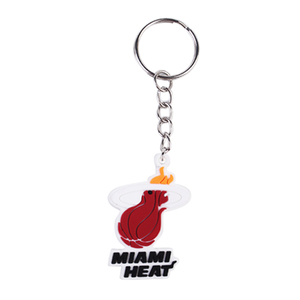 Nuovi Arrivi Portachiavi a Forma Personalizzata in Gomma PVC 2D Squadra di Basket Anello Portachiavi in Plastica Ingrosso Fabbrica Vendita Promozionale - Product Image 4