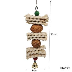 Fourrure <span class=keywords><strong>de</strong></span> maïs tissée en bois <span class=keywords><strong>de</strong></span> pomme, combinaison <span class=keywords><strong>de</strong></span> cage, pendentif, perroquet, oiseau, jouet, fournitures <span class=keywords><strong>de</strong></span> rongeur, <span class=keywords><strong>seiche</strong></span>, <span class=keywords><strong>os</strong></span> <span class=keywords><strong>de</strong></span> calcium, fournitures <span class=keywords><strong>de</strong></span> mordillage - Product Image 3