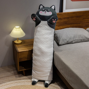 Allogogo, juguetes para bebés y niños, <span class=keywords><strong>Gato</strong></span> suave, almohada de felpa grande para abrazar, dibujos animados, <span class=keywords><strong>Gato</strong></span> largo, patas de gatito, almohada de felpa para dormir, juguetes de animales de peluche - Product Image 1