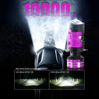 Ampoule de projecteur bi-LED H4 Espumoso, lentille de projecteur pour voiture, faisceau haut et bas, 10000LM, Plug & Play, phare automobile, vente en gros usine