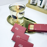 Offre Spéciale – Allumettes Personnalisées en Bois Longues pour Décoration Esthétique, Accessoires d'Allumage pour Bougies Parfumées
