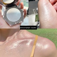 Palette de poudre illuminatrice diamantée Helen Beauty, contouring mat, nacré naturel, éclaircissant, cosmétiques solaires pour les yeux