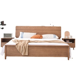 Nordic Style Solid Wood Bed <b>Pine</b> 1.8M Platform Bed Durable Bedroom Furniture - Product Image 4