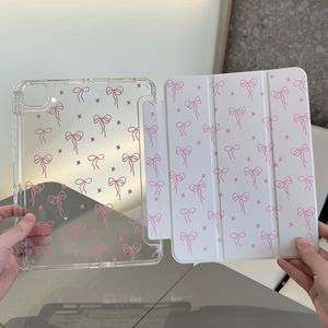 Funda Protectora para Tablet de TPU Transparente con Diseño de Patrón Personalizado Estilo Tri-Fold Ins para <span class=keywords><strong>iPad</strong></span> Pro 11 2024 2025 con Ranura para Lápiz - Product Image 3