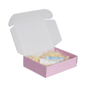 กล่องกระดาษลูกฟูก2มม. แบบกำหนดเองสำหรับเสื้อผ้ารวมทั้งชุดเดรสหรูหราถุงเท้าเคลือบยูวีโลโก้เคลือบเงา - Product Image 2