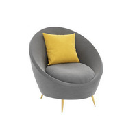 Nouvel ensemble de canapés en velours italien haut de gamme sur mesure pour salon, bureau, réception, combinaison avec structure métallique pour usage commercial