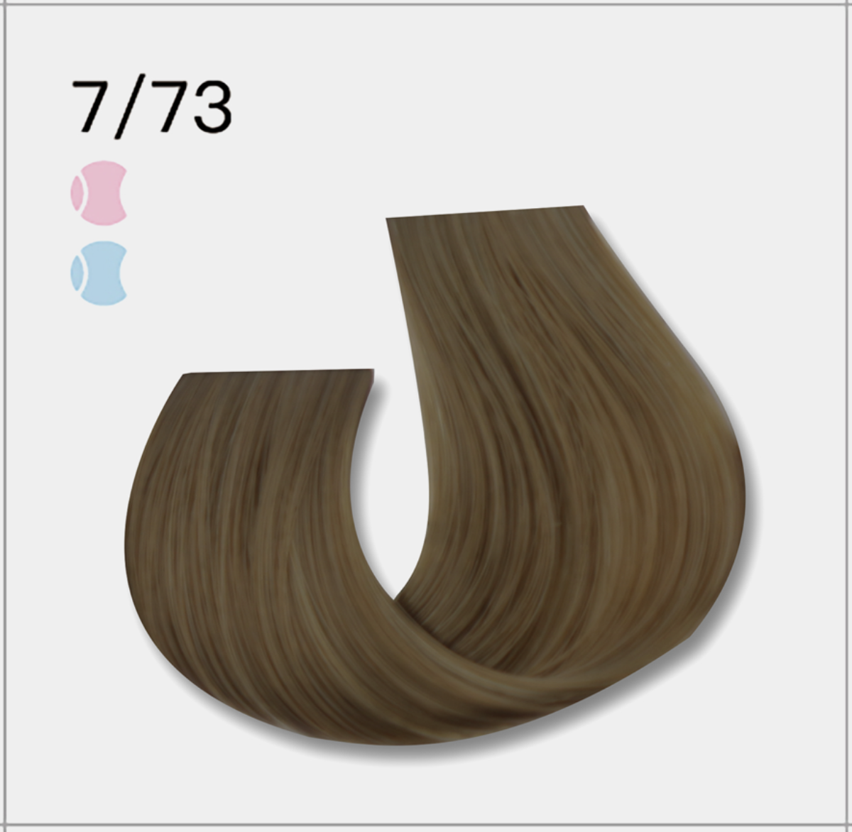 7/73 dark blonde brown gold