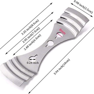 Support de mèche de bougie en acier inoxydable à trois trous, outil de fabrication de bougies DIY, support de fixation de mèche - Product Image 2