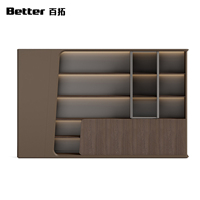 Meubles de bureau modernes de luxe BT, armoire de rangement en bois pour le bureau du patron, du PDG