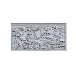 Wholesale Exterior Decoration GRC 3D Wall Panel for Design Building Material