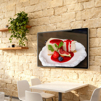 Affichage numérique mural intérieur de 32 pouces pour la publicité, adapté aux restaurants et aux ascenseurs, avec affichage WIFI Bluetooth pour les bureaux et les centres commerciaux