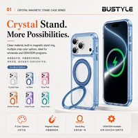 Coque de téléphone magnétique rotative à 360° en gros pour iPhone 18 17 16 15 Pro Max, angle réglable à 180 degrés, protection contre les chutes de 3 mètres