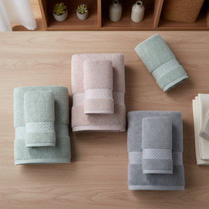 Serviette de toilette de luxe en coton pur couleur unie 35x75cm pour la maison et l'hôtel, tissée, séchage rapide, serviettes de toilette 5 étoiles en coton à fibres longues - Product Image 5